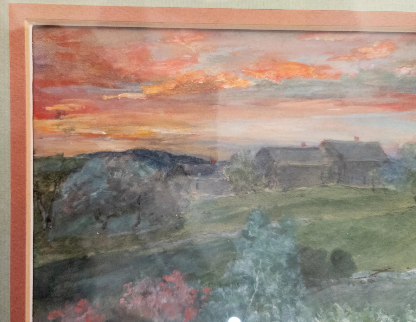 20th Century Watercolor and Gouache Berkshire Peru Massachusetts Landscape Painting - 6