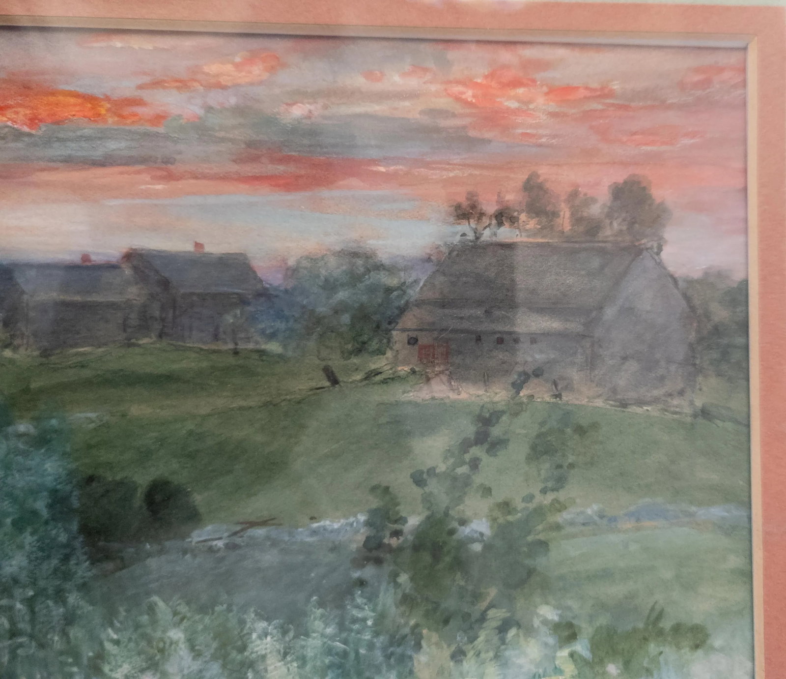 20th Century Watercolor and Gouache Berkshire Peru Massachusetts Landscape Painting - 9