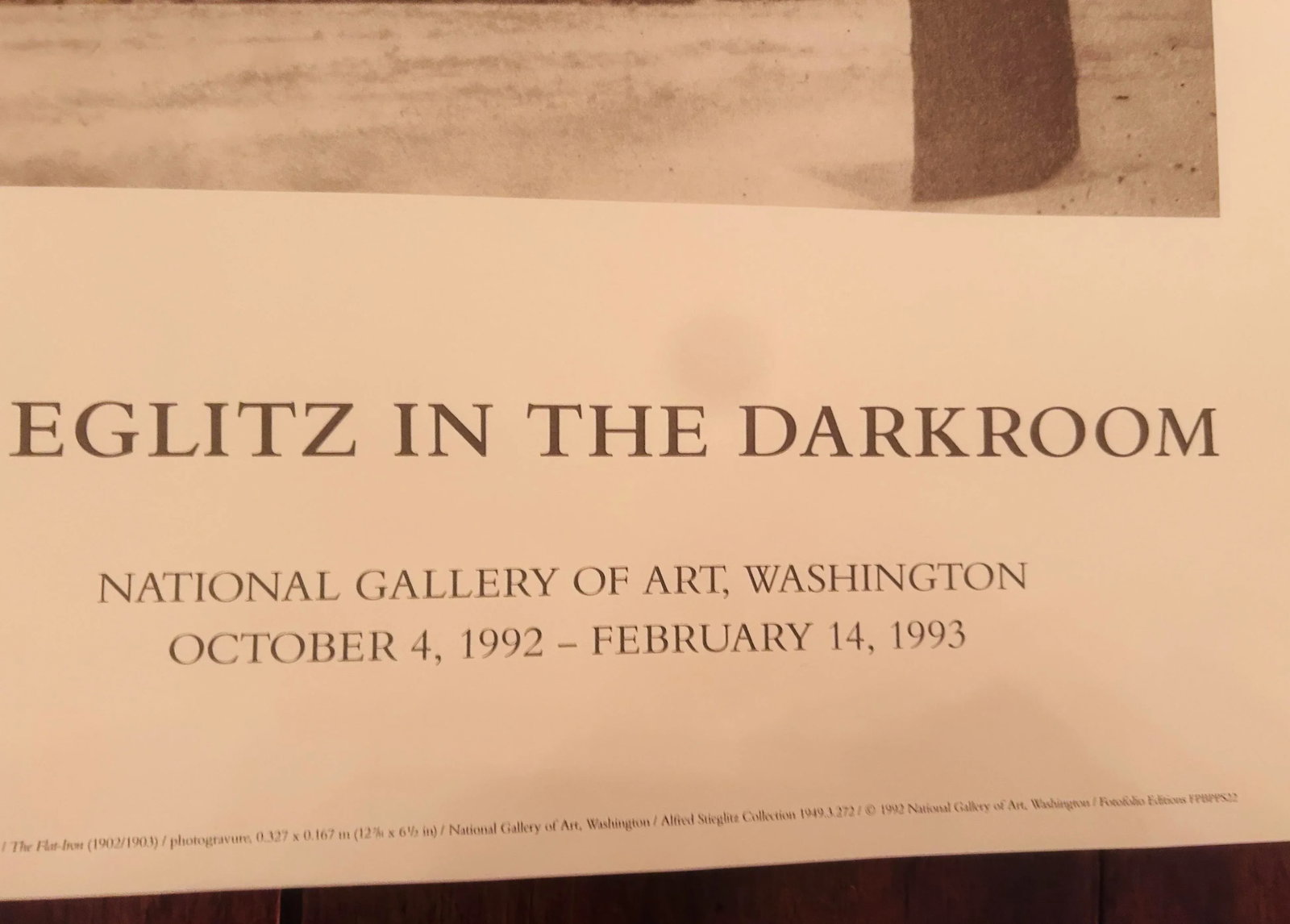 Vintage Alfred Stieglitz "The Flat-Iron" From Stiegliz in the Darkroom National Gallery of Art, Wash - 12