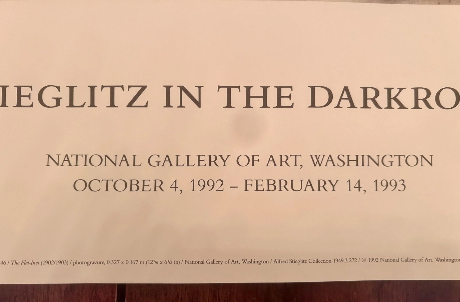 Vintage Alfred Stieglitz "The Flat-Iron" From Stiegliz in the Darkroom National Gallery of Art, Wash - 3