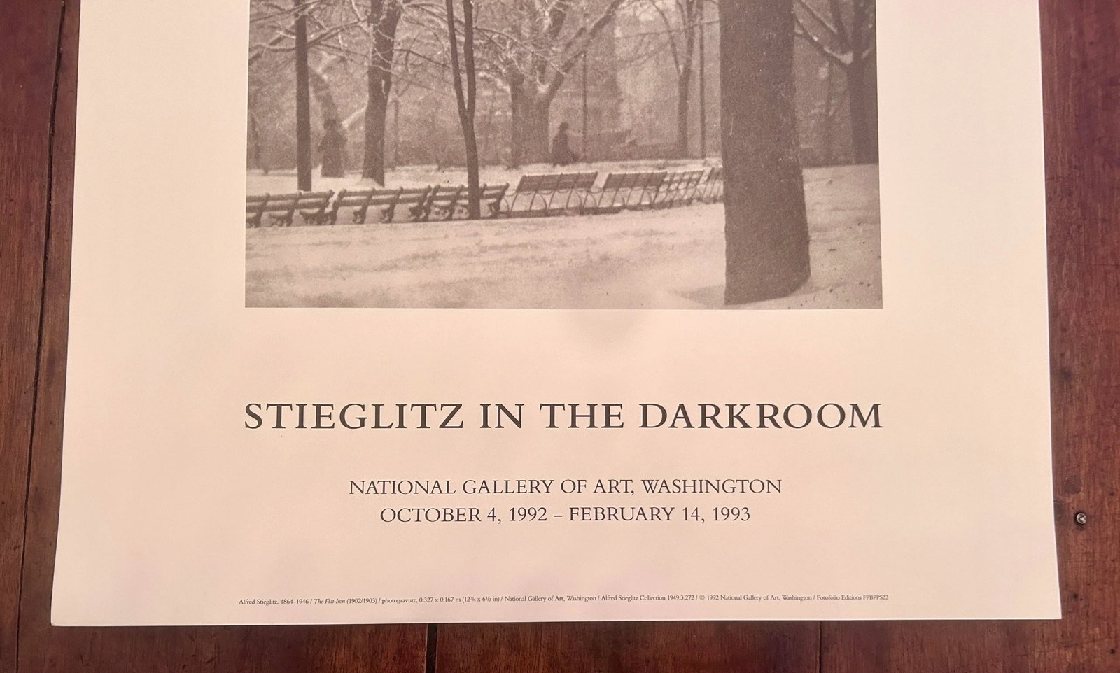 Vintage Alfred Stieglitz "The Flat-Iron" From Stiegliz in the Darkroom National Gallery of Art, Wash - 4