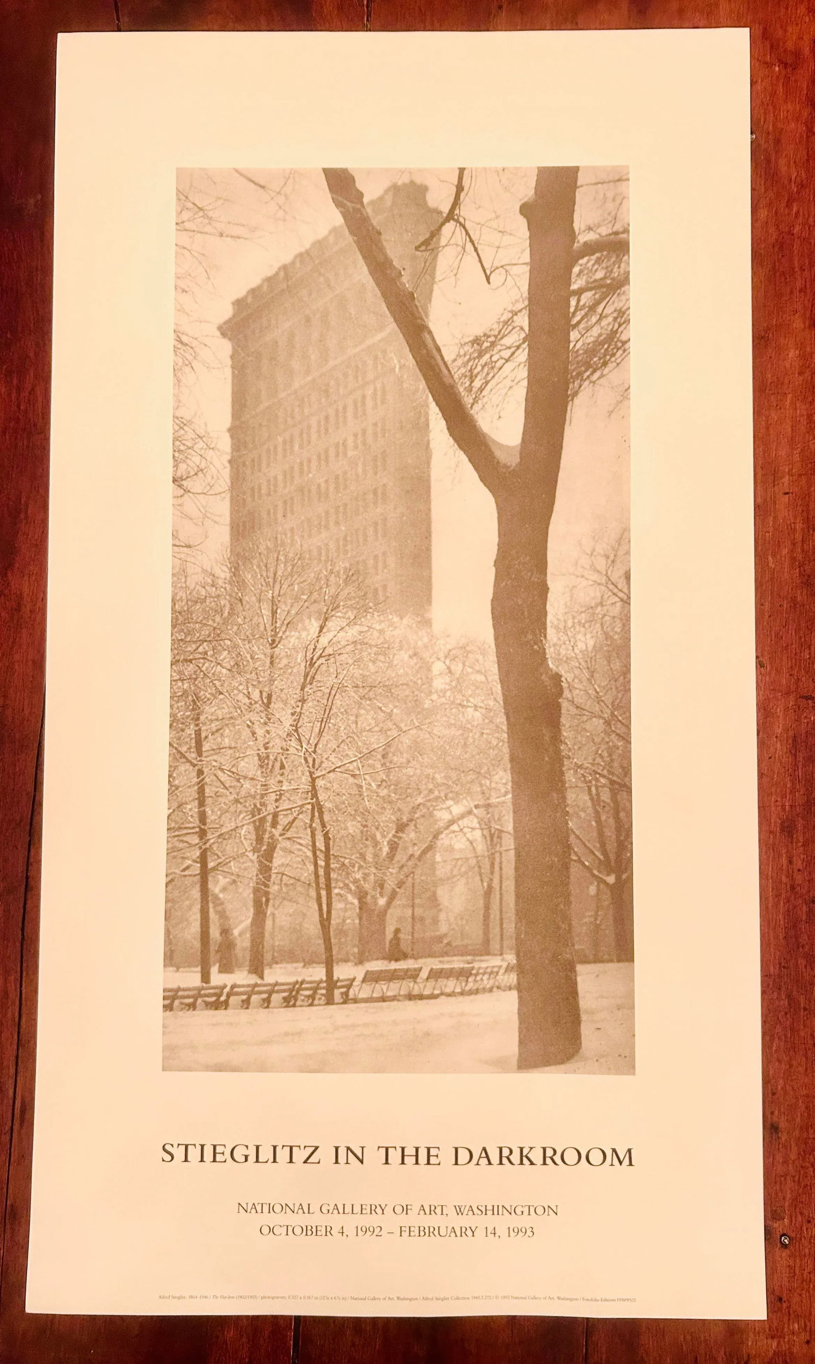 Vintage Alfred Stieglitz "The Flat-Iron" From Stiegliz in the Darkroom National Gallery of Art, Wash - 6