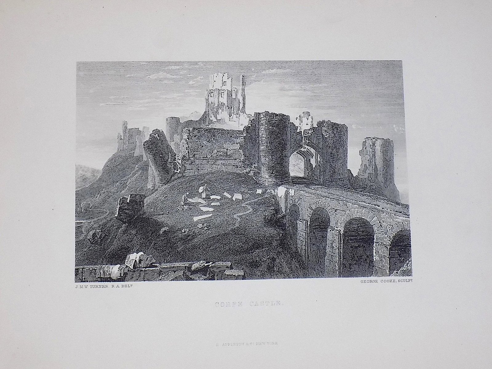Antique 19th Century j.m.w. Turner. British Landscape Engravings - Set of 6 - 7