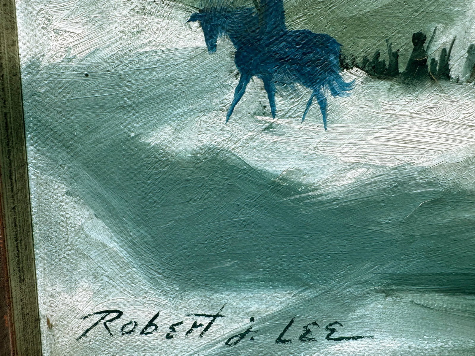 Original Oil Painting - Winter's Journey - 7