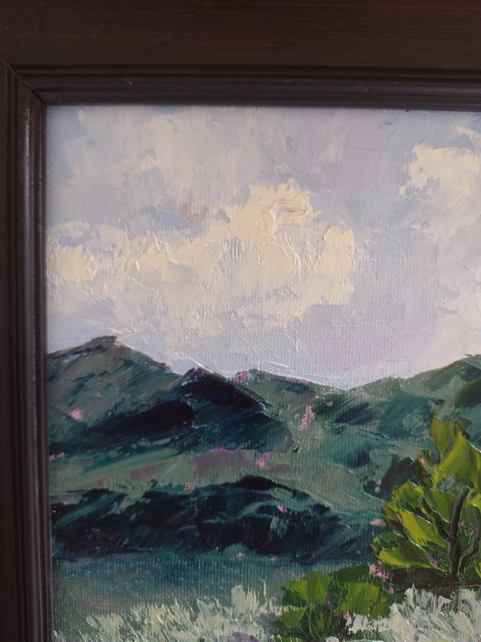 Original Oil Painting "Dh Lawrence Ranch Taos" by Anita Blythe Plein Air Landscape - 10