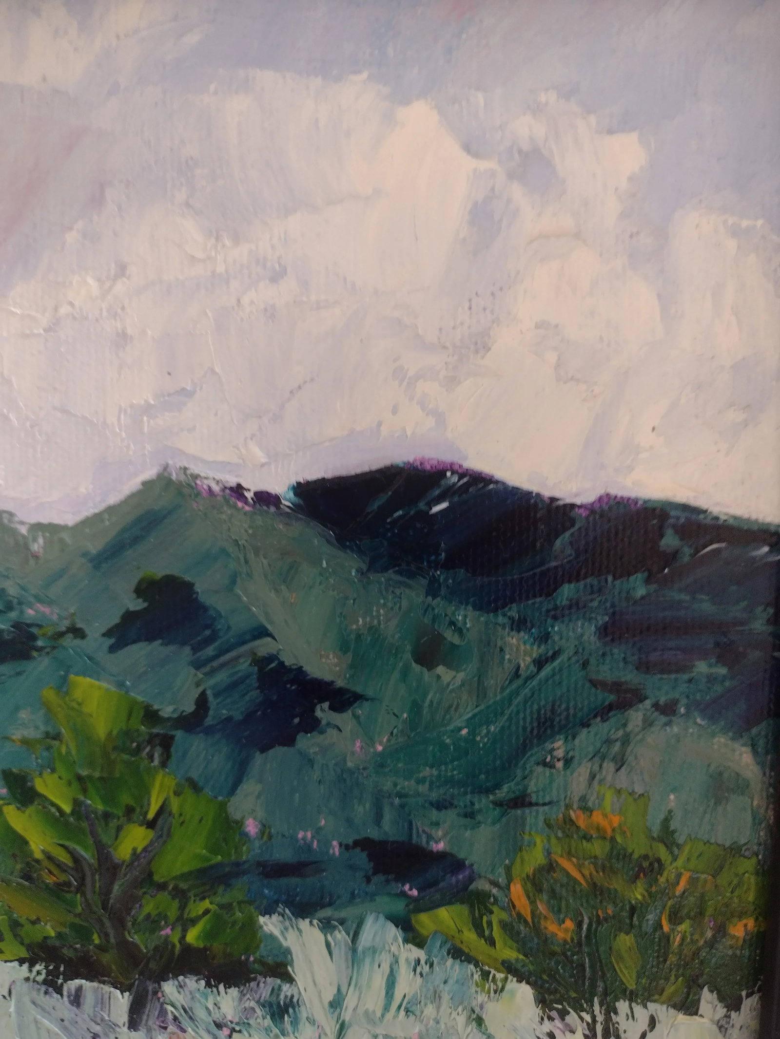 Original Oil Painting "Dh Lawrence Ranch Taos" by Anita Blythe Plein Air Landscape - 3