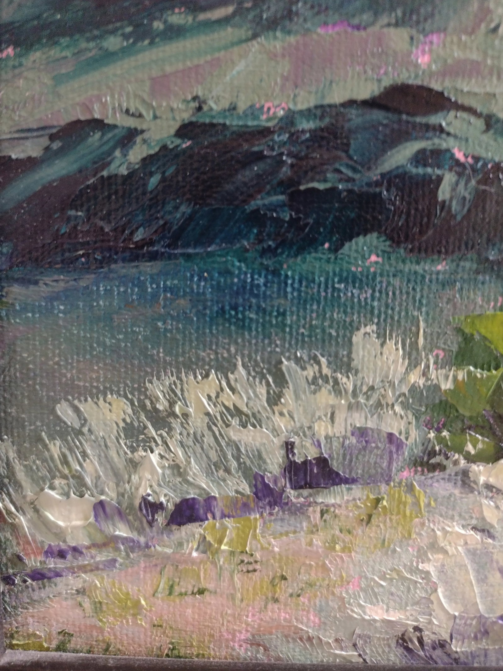 Original Oil Painting "Dh Lawrence Ranch Taos" by Anita Blythe Plein Air Landscape - 6