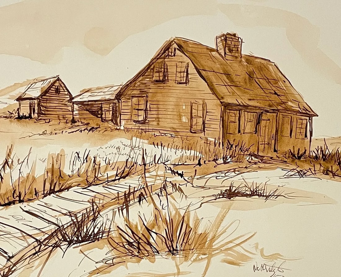 1957 Neil Meitzler Landscape Painting - 2