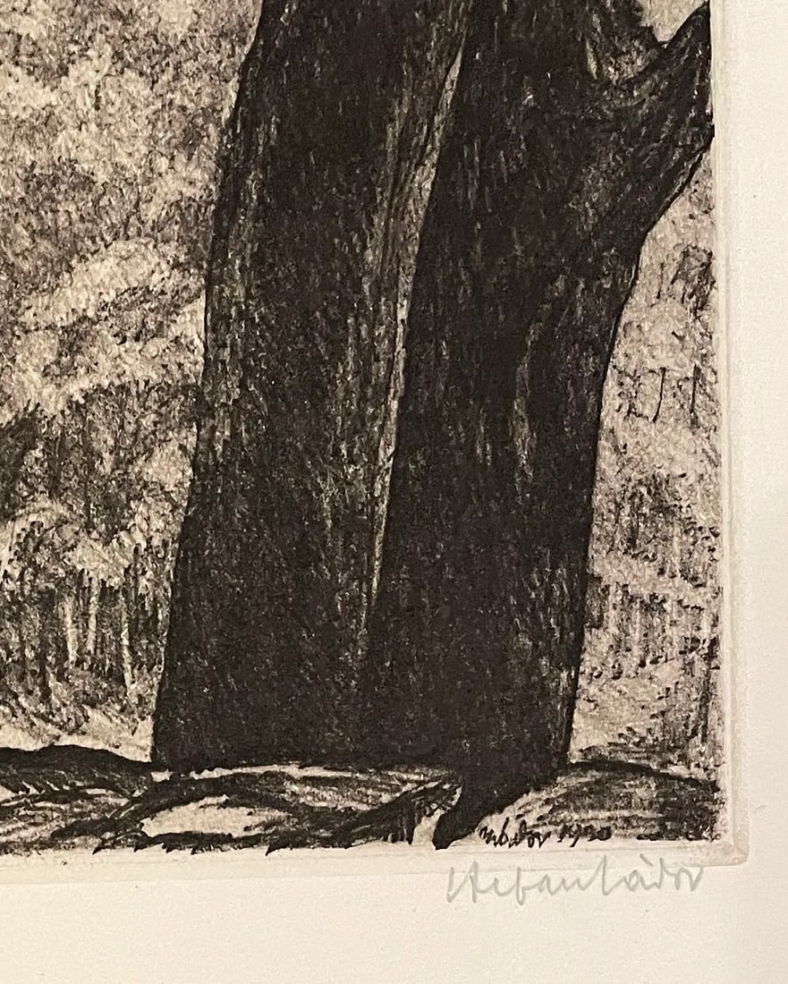 1920 Istvan Zador European Castle Landscape - 2