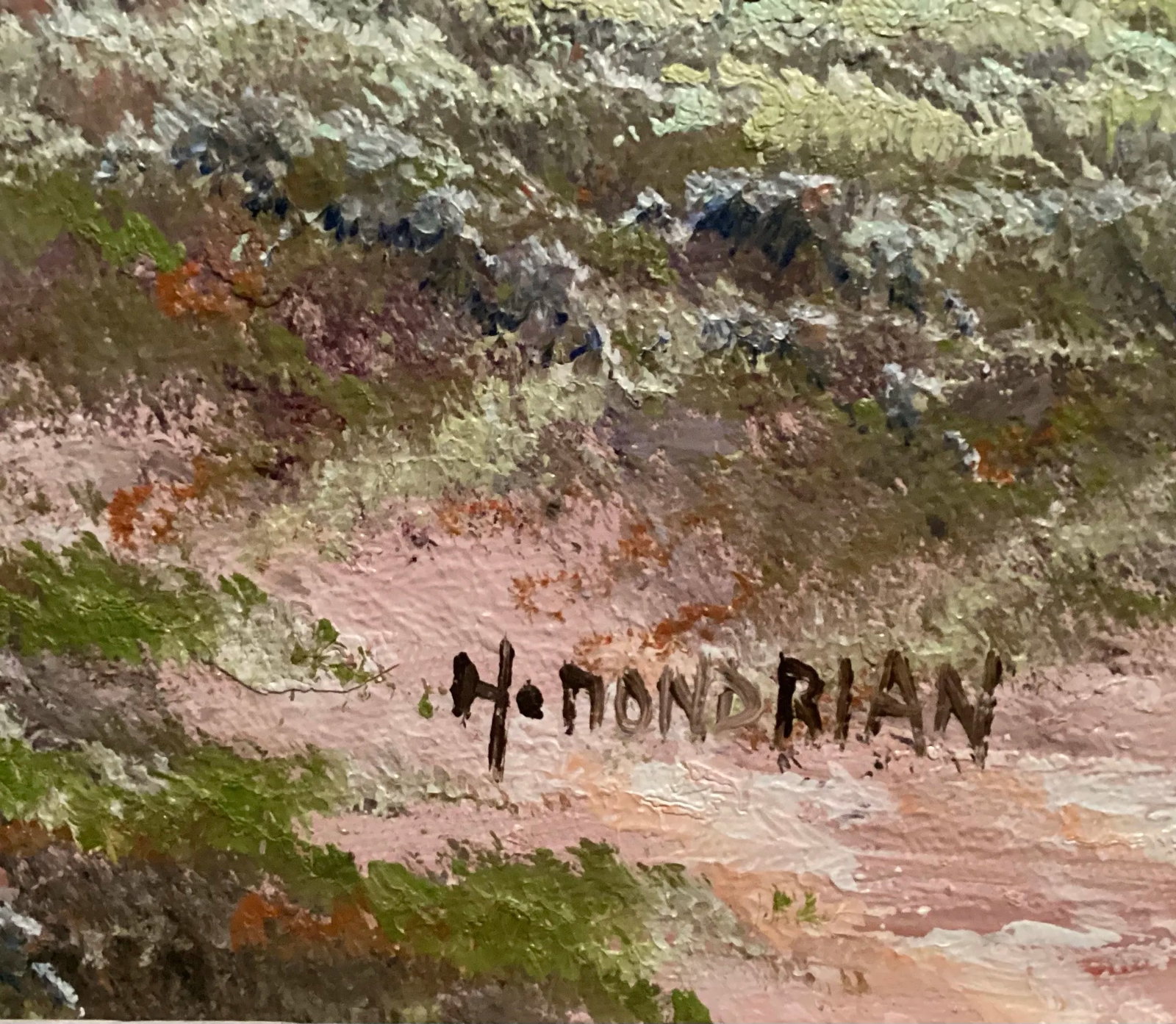 Original Oil Painting Landscape Luscious Sonoran Desert, Signed by Artist, Framed - 8