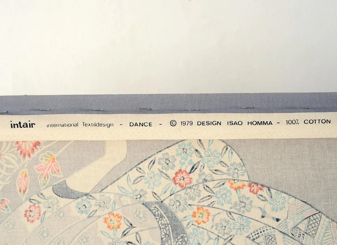 1970s Japanese Isao Homma Geisha Dance Fabric Artwork - 10