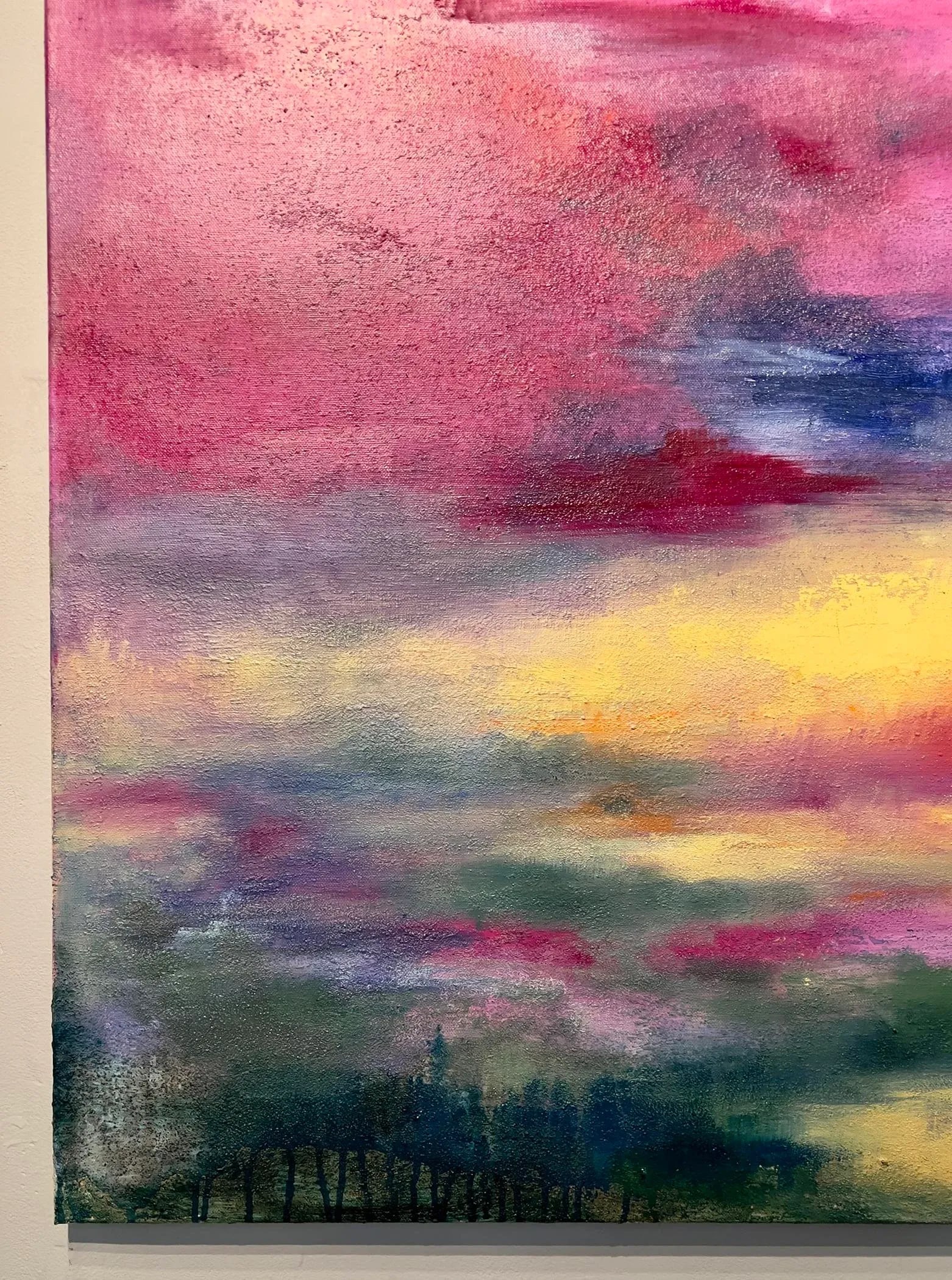 "Violet Skies" Original Oil Painting - 5