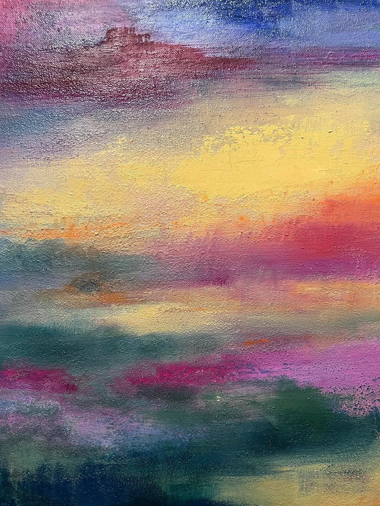 "Violet Skies" Original Oil Painting - 6