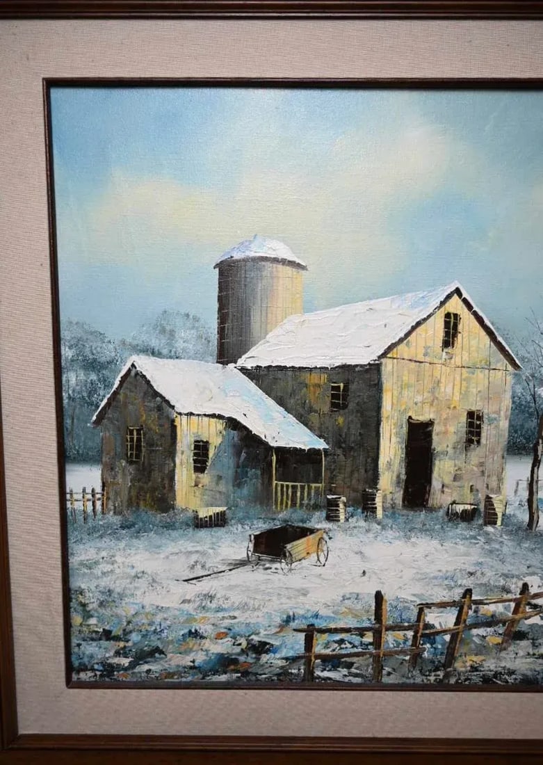 Mid 20th Century Original William Newport Signed Oil Painting - 8