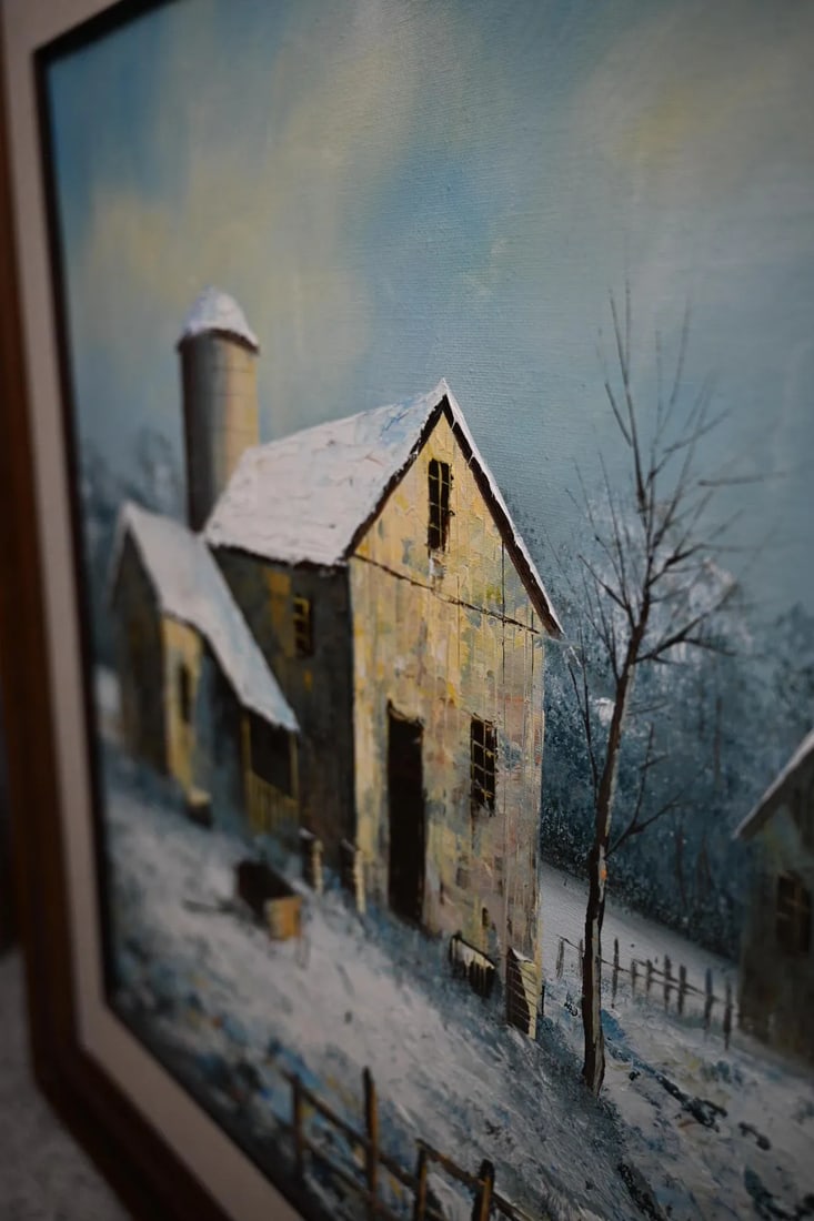 Mid 20th Century Original William Newport Signed Oil Painting - 9