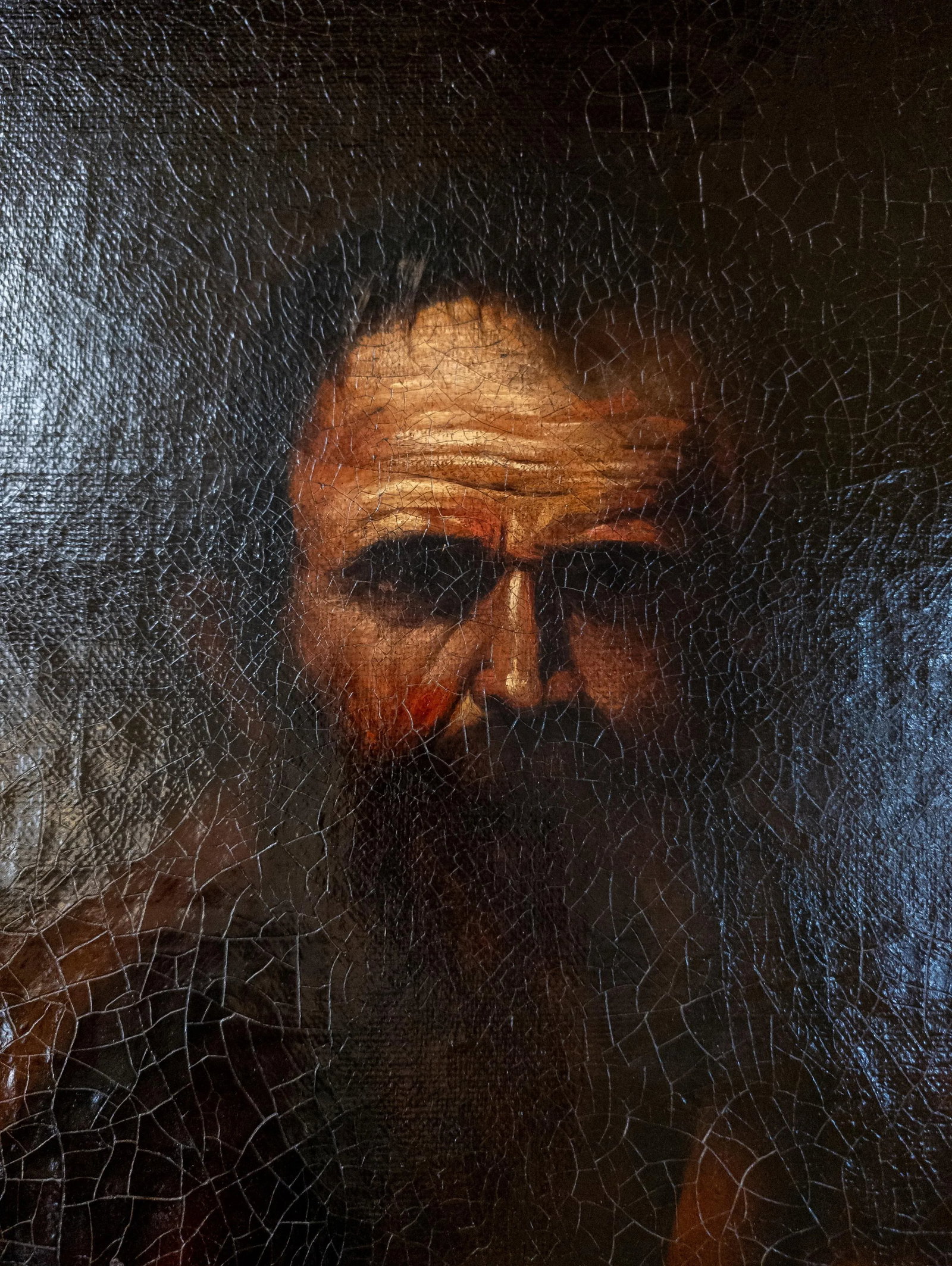 18th Century Italian Old Master Portrait Painting of Saint Matthew After Jusepe De Ribera - 10