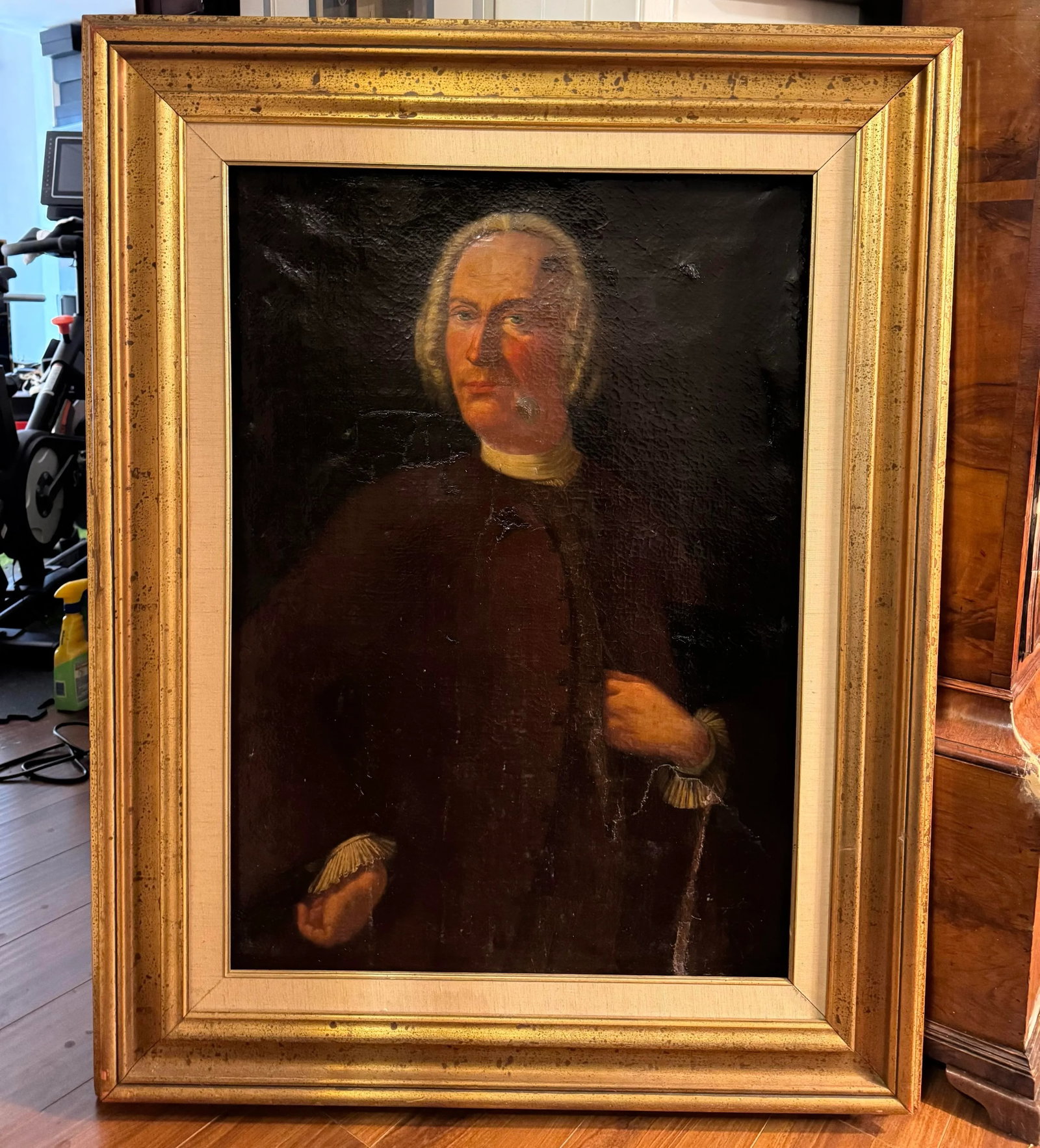 Large Early 18th Century English Portrait Painting of an Aristocrat - 2