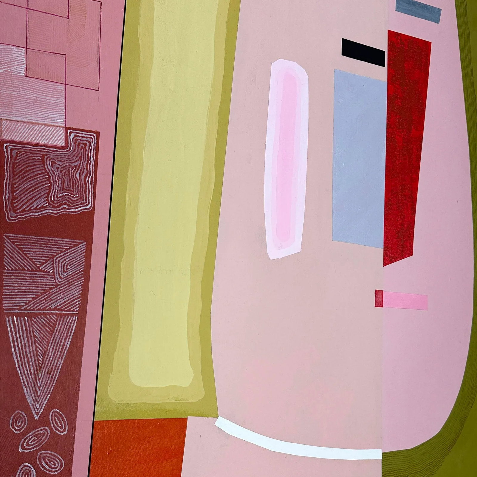 J. Rothenberg (Active C. 1935-1990) Cubist Modernist Original Painting - 5