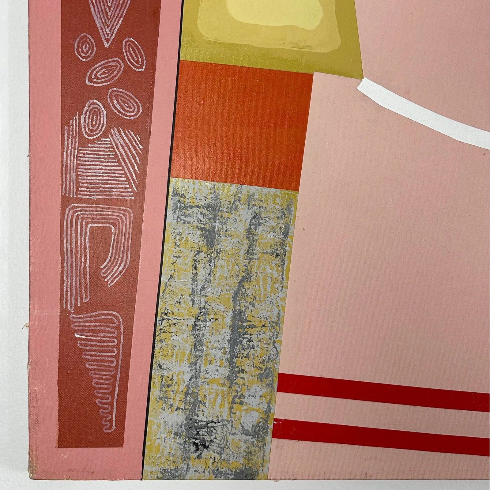 J. Rothenberg (Active C. 1935-1990) Cubist Modernist Original Painting - 7