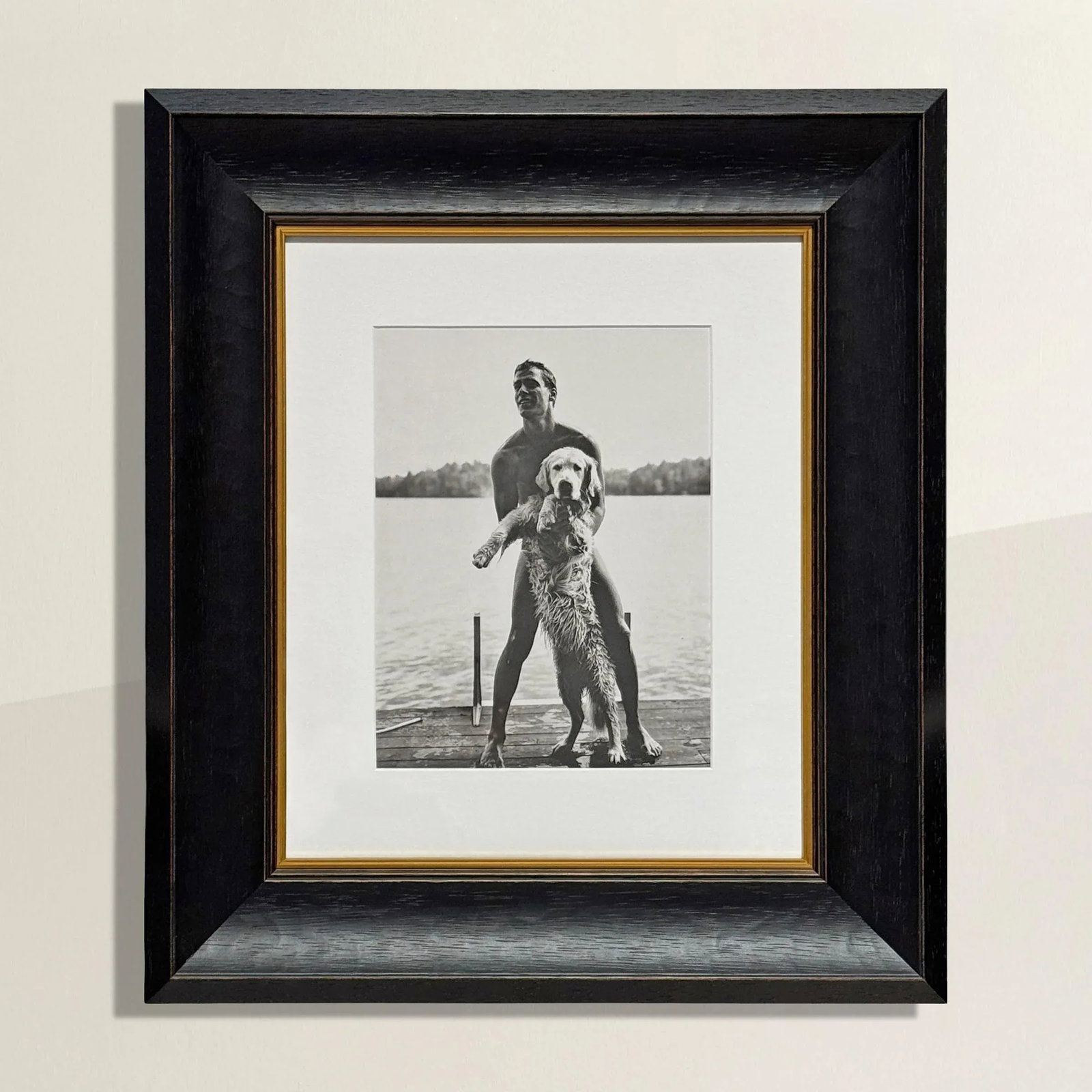 Ted and Rowdy, a Framed Photograph by Bruce Weber - 2