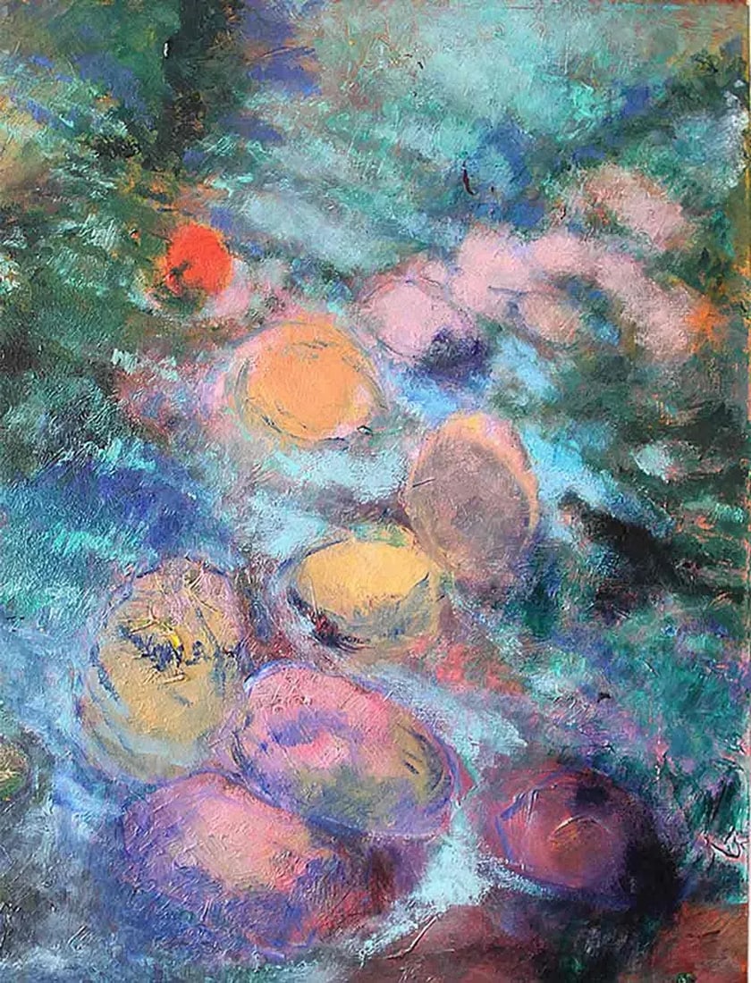 Painting on Canvas 'Riverbed' - 2