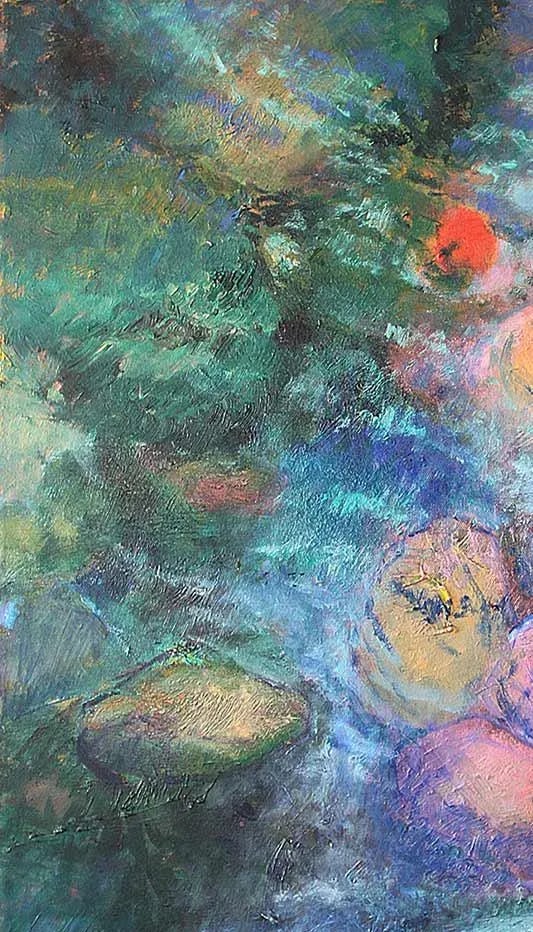 Painting on Canvas 'Riverbed' - 6