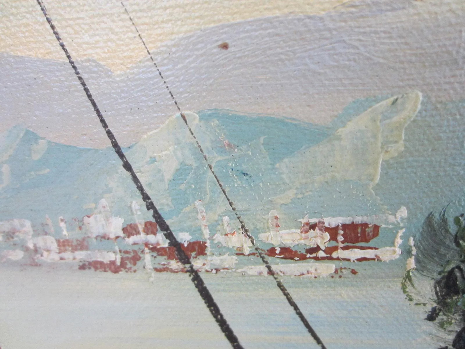 1970s H Hugo Seascape Signed Painting - 4