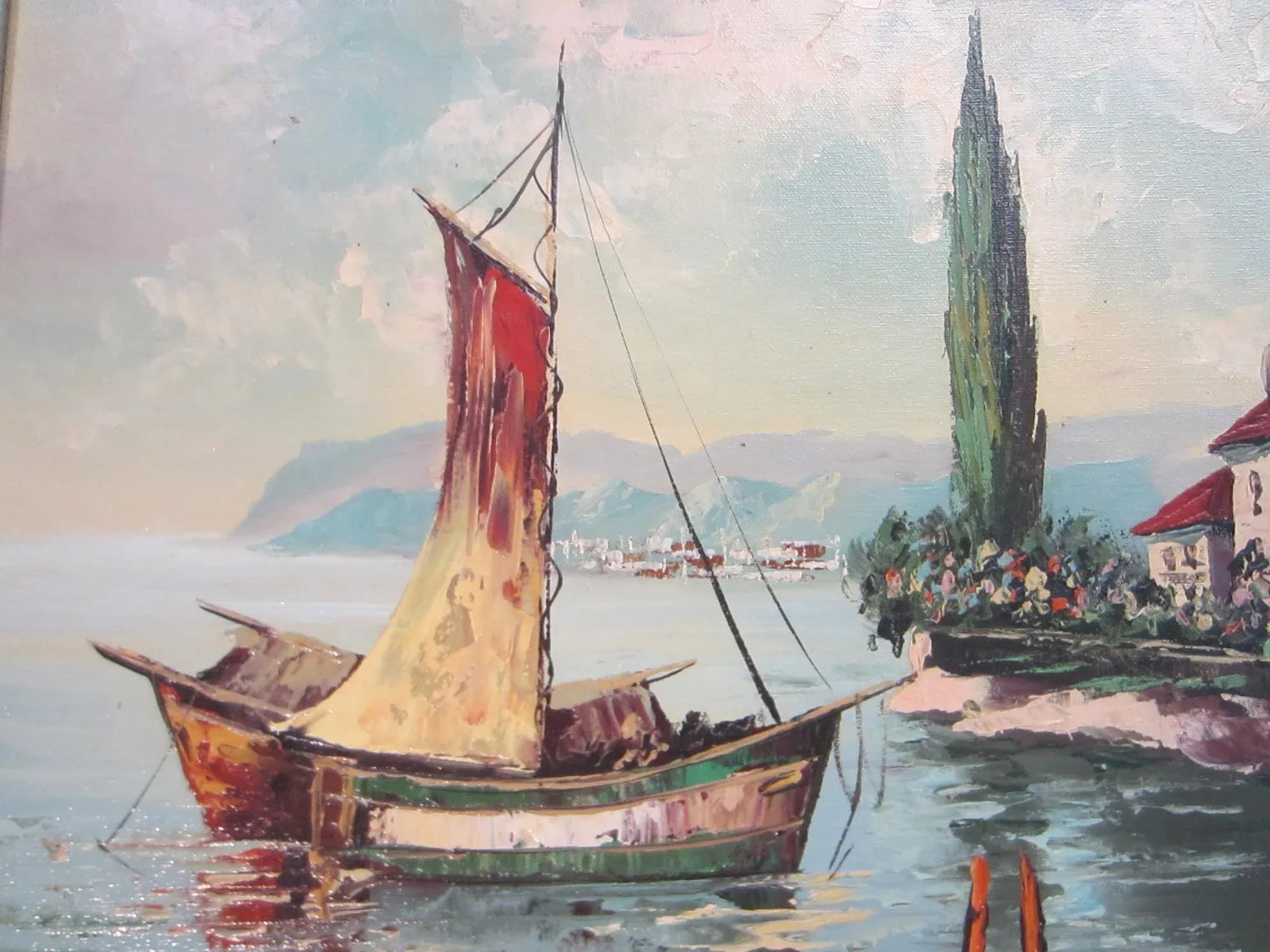 1970s H Hugo Seascape Signed Painting - 5