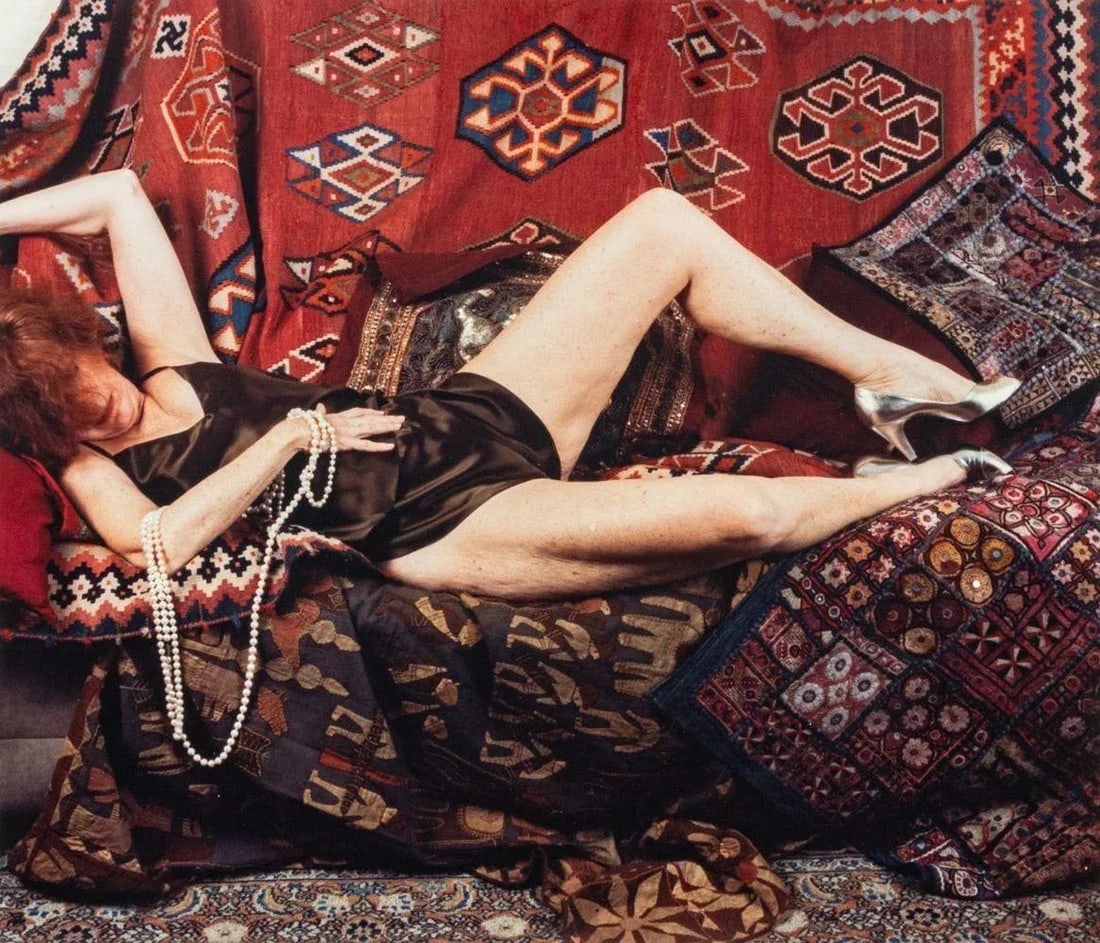 Anne Sager Reclining Female Figure Photo C-Print - 2