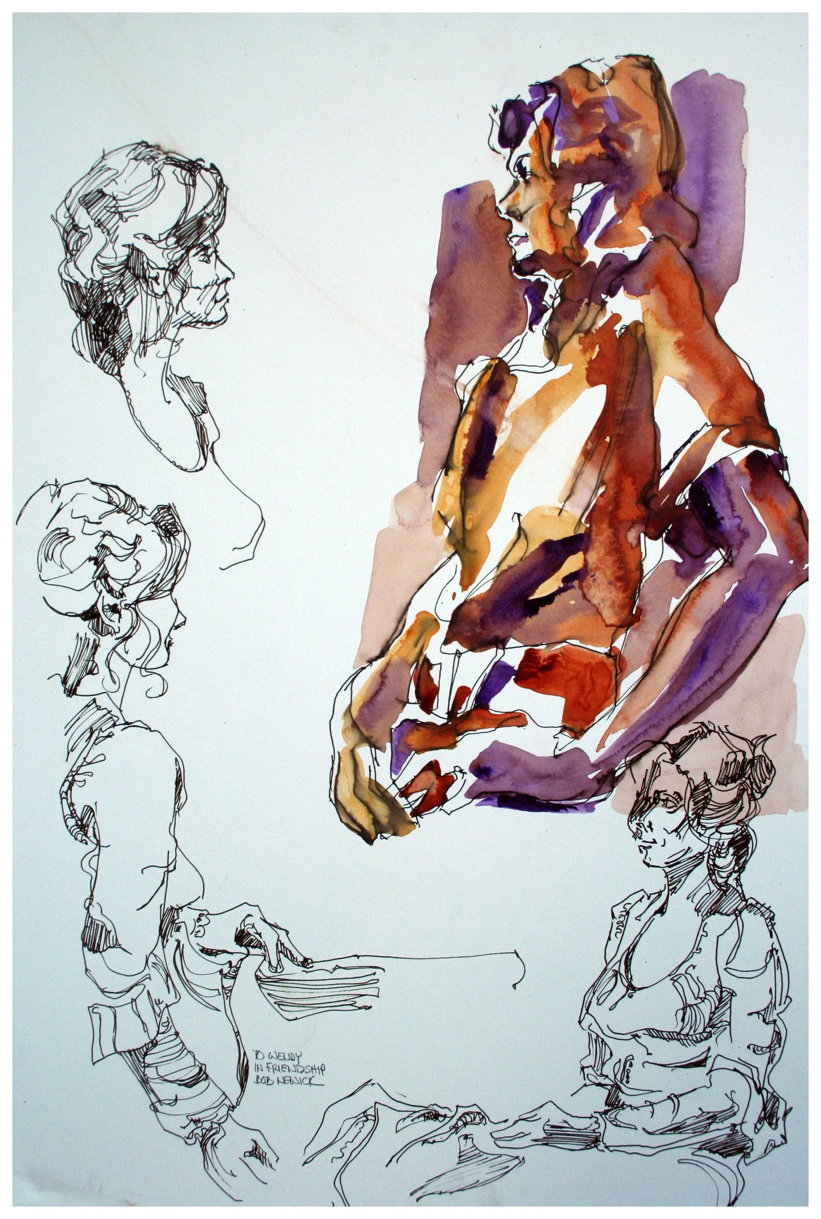 Portrait Study by Bob Newick - 2