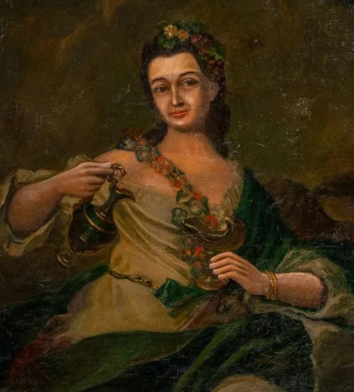 Spanish School Portrait of a Woman Oil on Canvas - 2