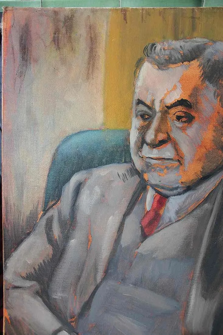 Vintage Portrait Painting on Canvas - 4
