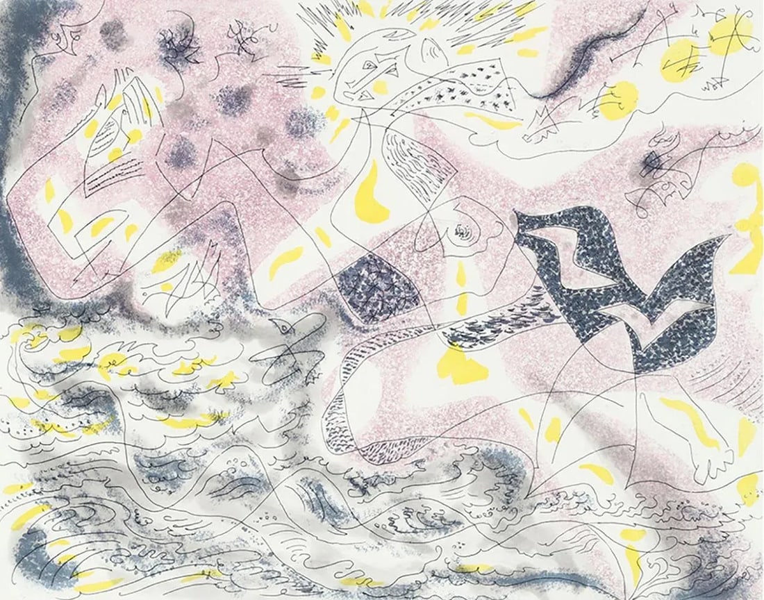 Andre Masson Etching and Aquatint Signed, Numbered - 6