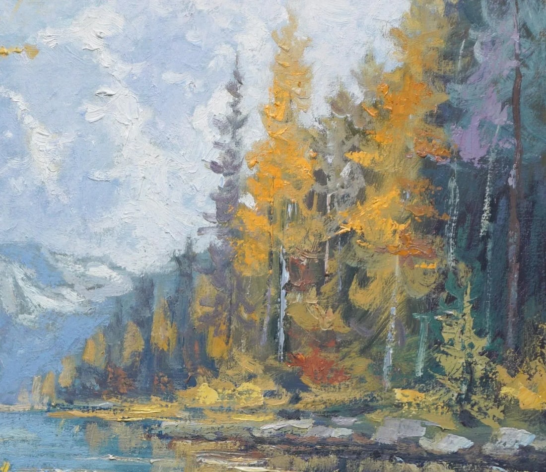 Sean Wu Original Oil Painting of Bear - 3