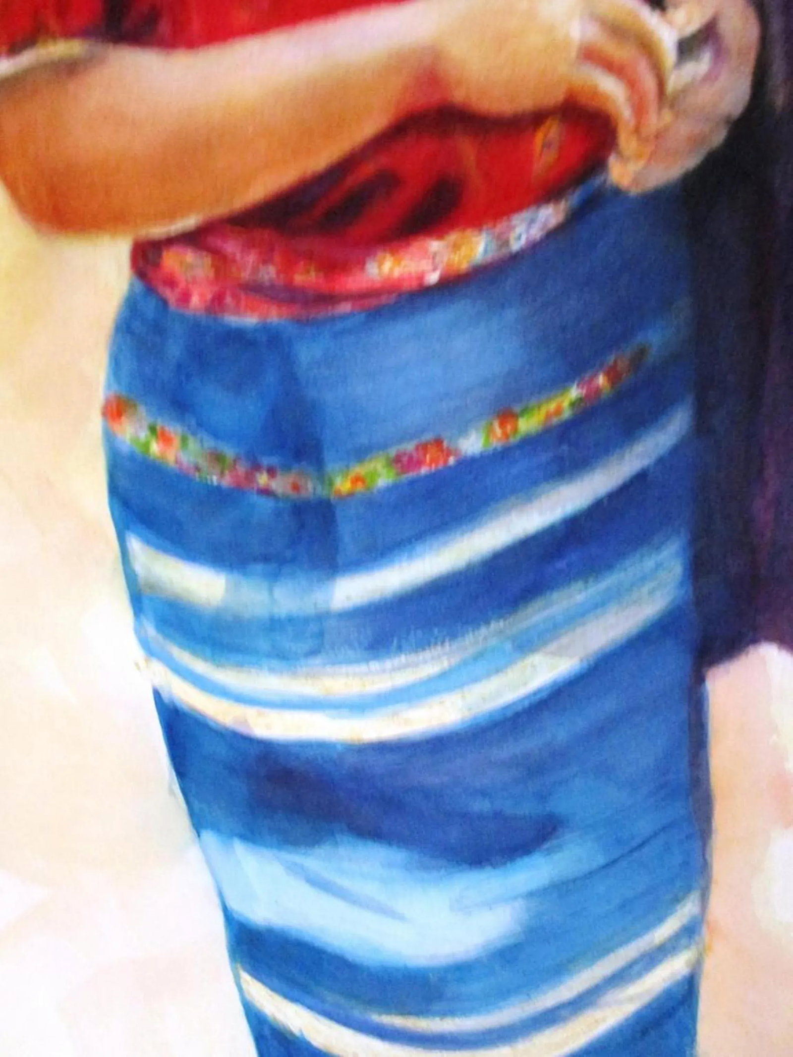 "Adelina" Watercolor on Paper - 6