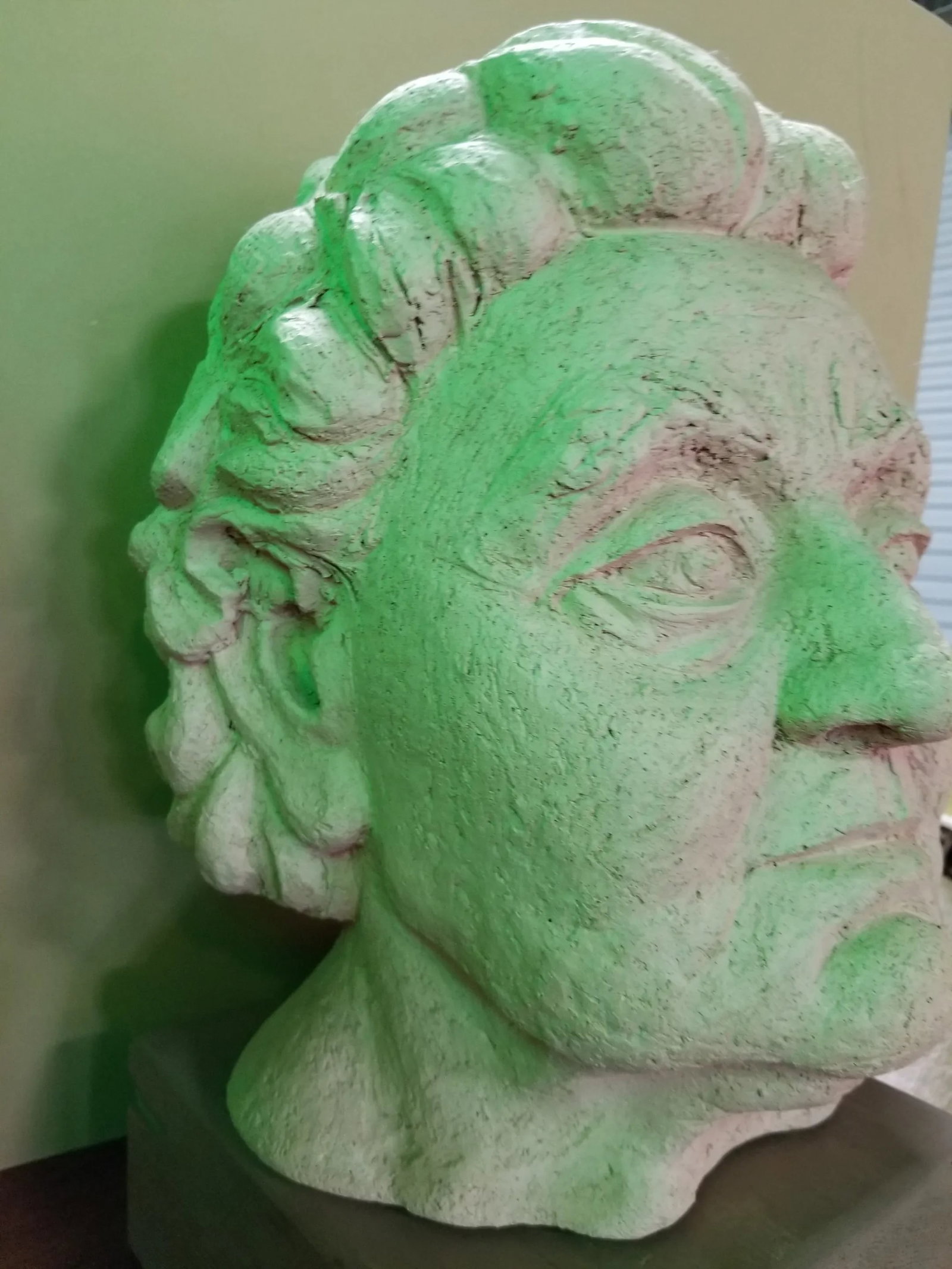 Terracotta Bust by Herman Volz - 3