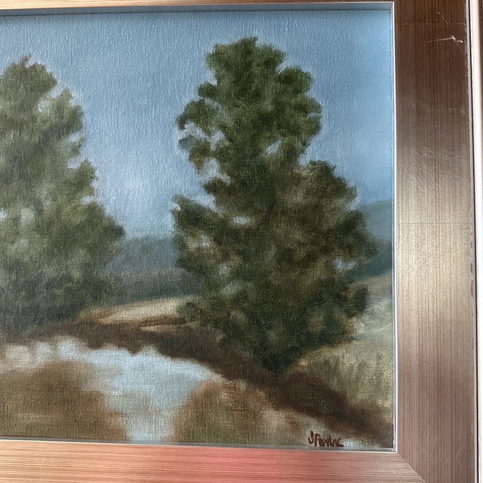 Framed Original Abstract Landscape - 3