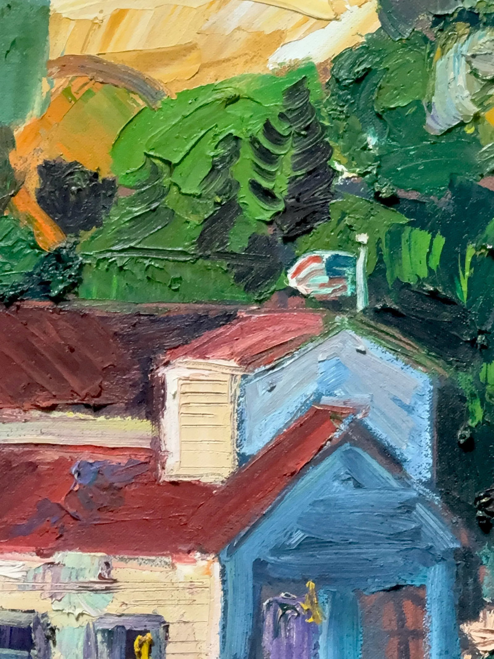 Oil Painting Fort Baker Bay Area Plein Air Hartman - 2