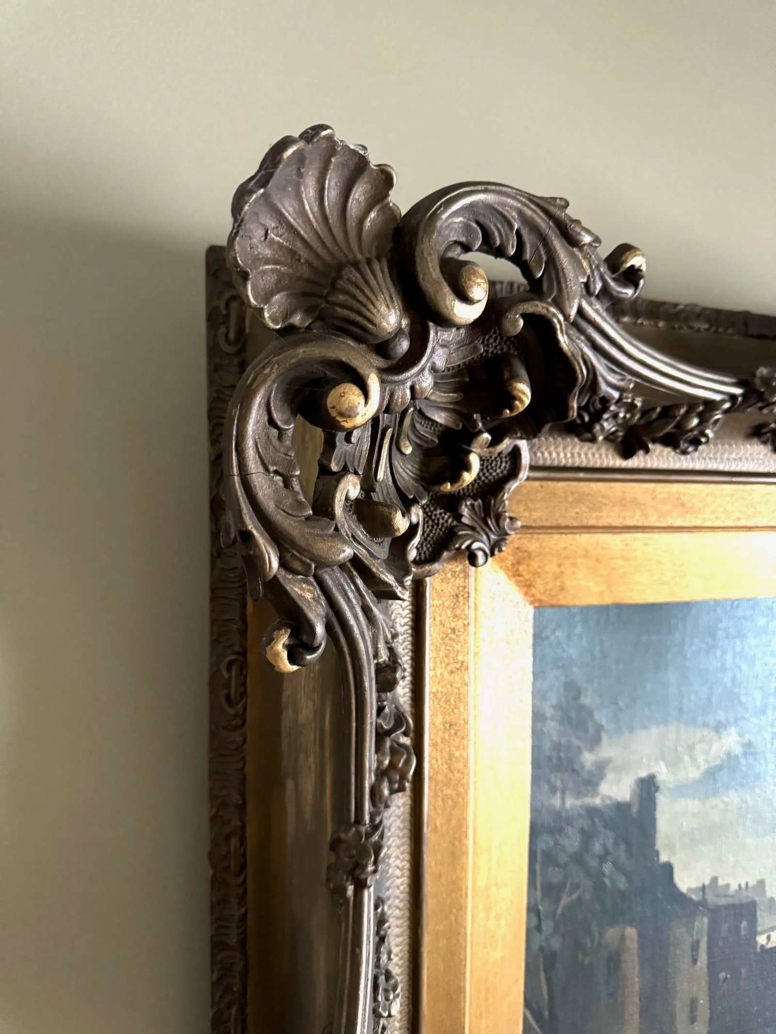 Signed Original Philip Hugh Padwick Oil on Board in Extraordinary Period Frame - 10