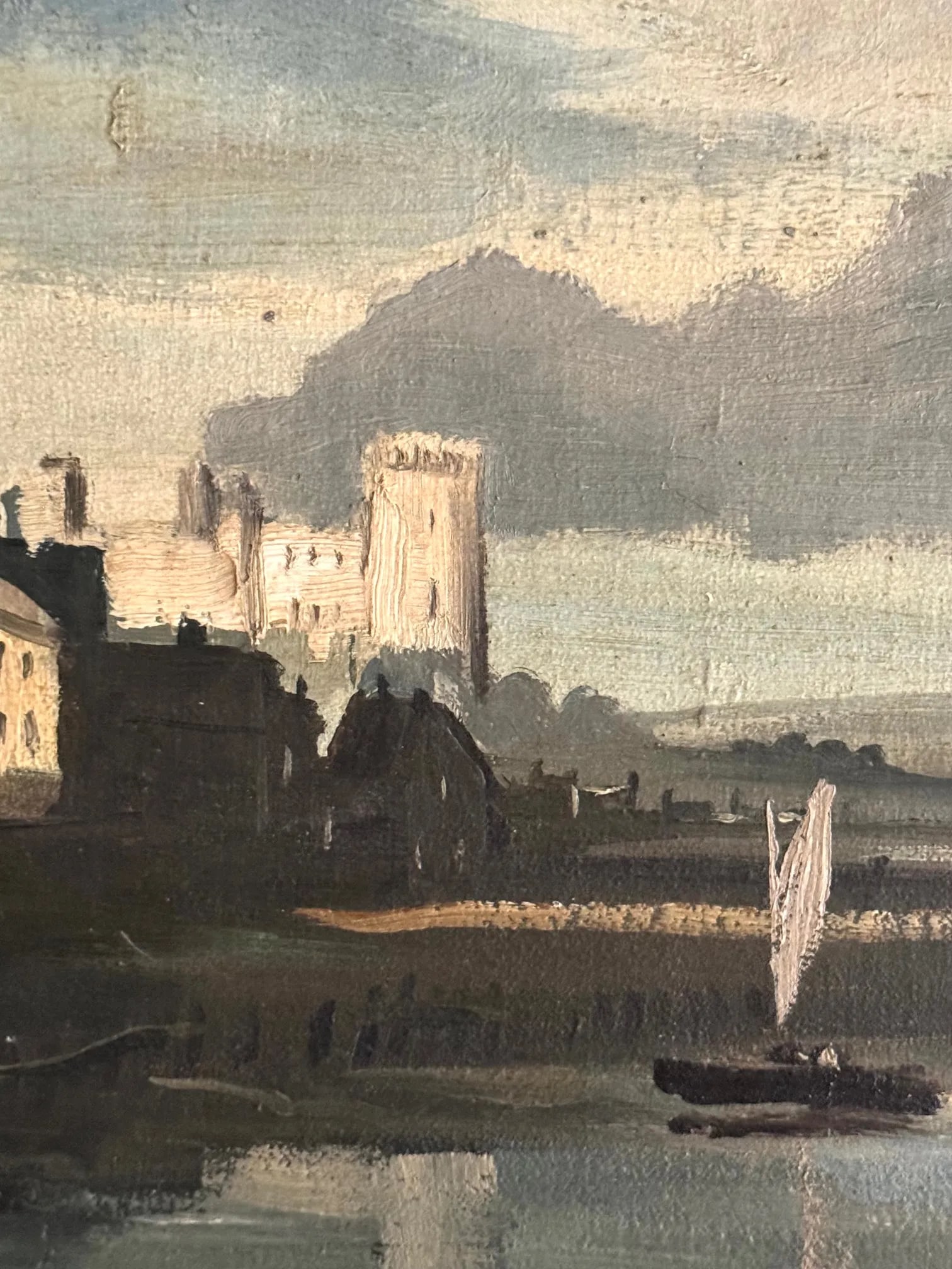 Signed Original Philip Hugh Padwick Oil on Board in Extraordinary Period Frame - 3