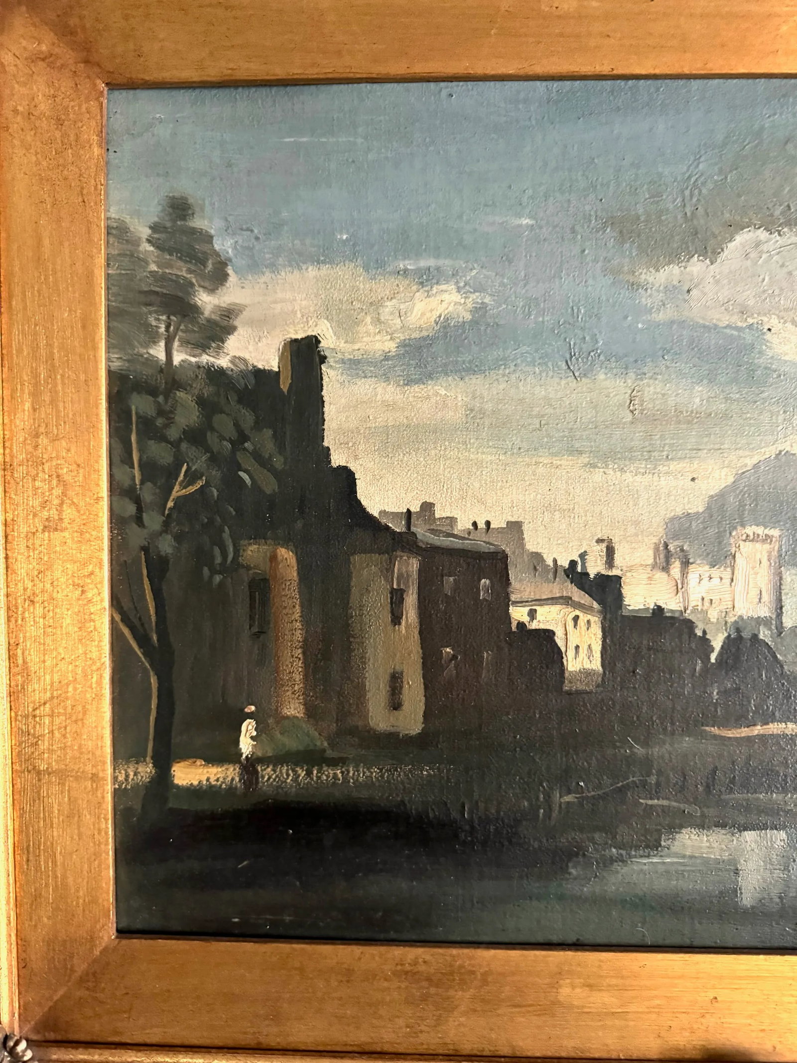 Signed Original Philip Hugh Padwick Oil on Board in Extraordinary Period Frame - 4