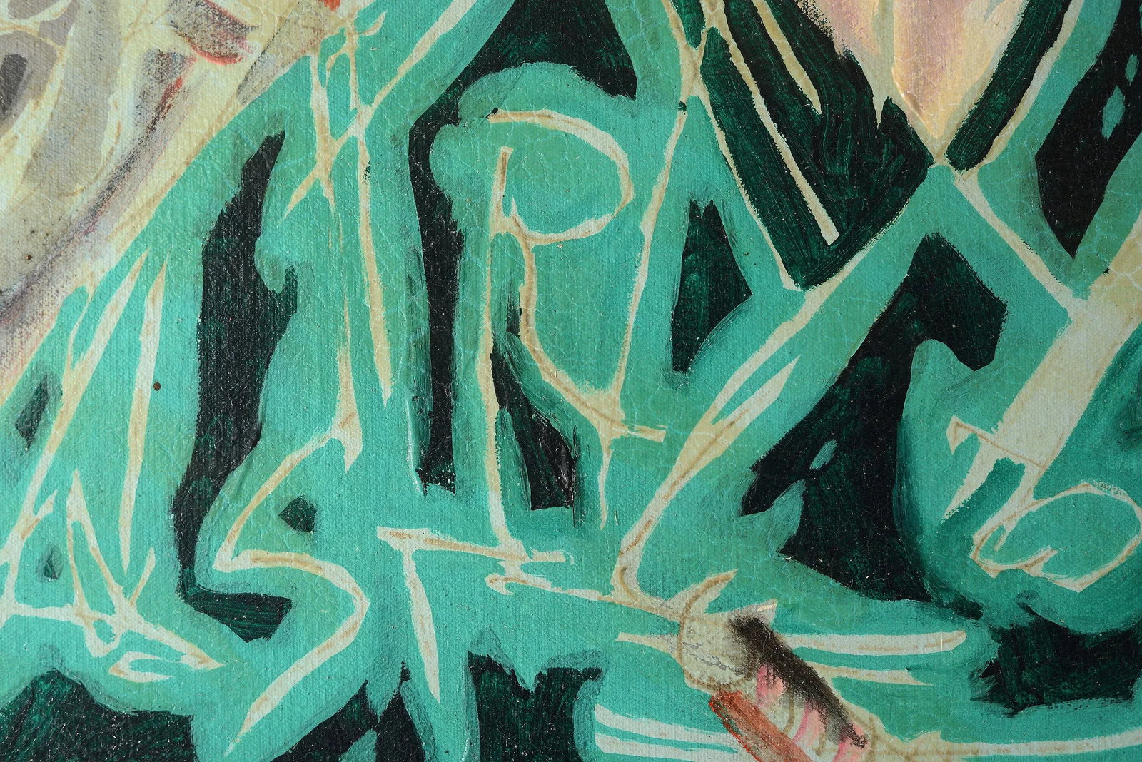 Mid Century Pascal Curaro Abstract Geishas Painting - 5