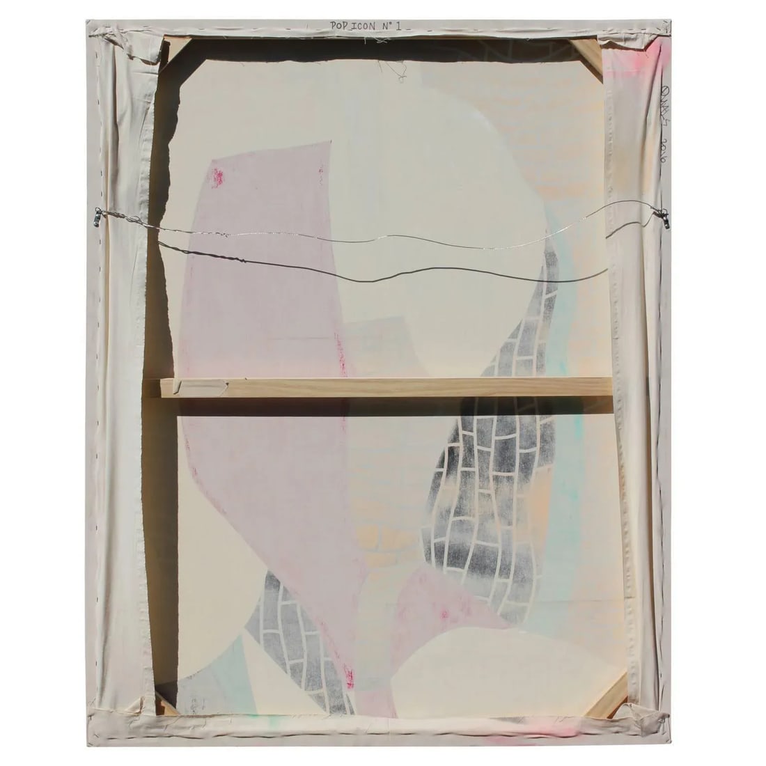 2016 "Dual Pop Icon No. 1", Monumental Contemporary Spray Painted Portrait by Dual - 5