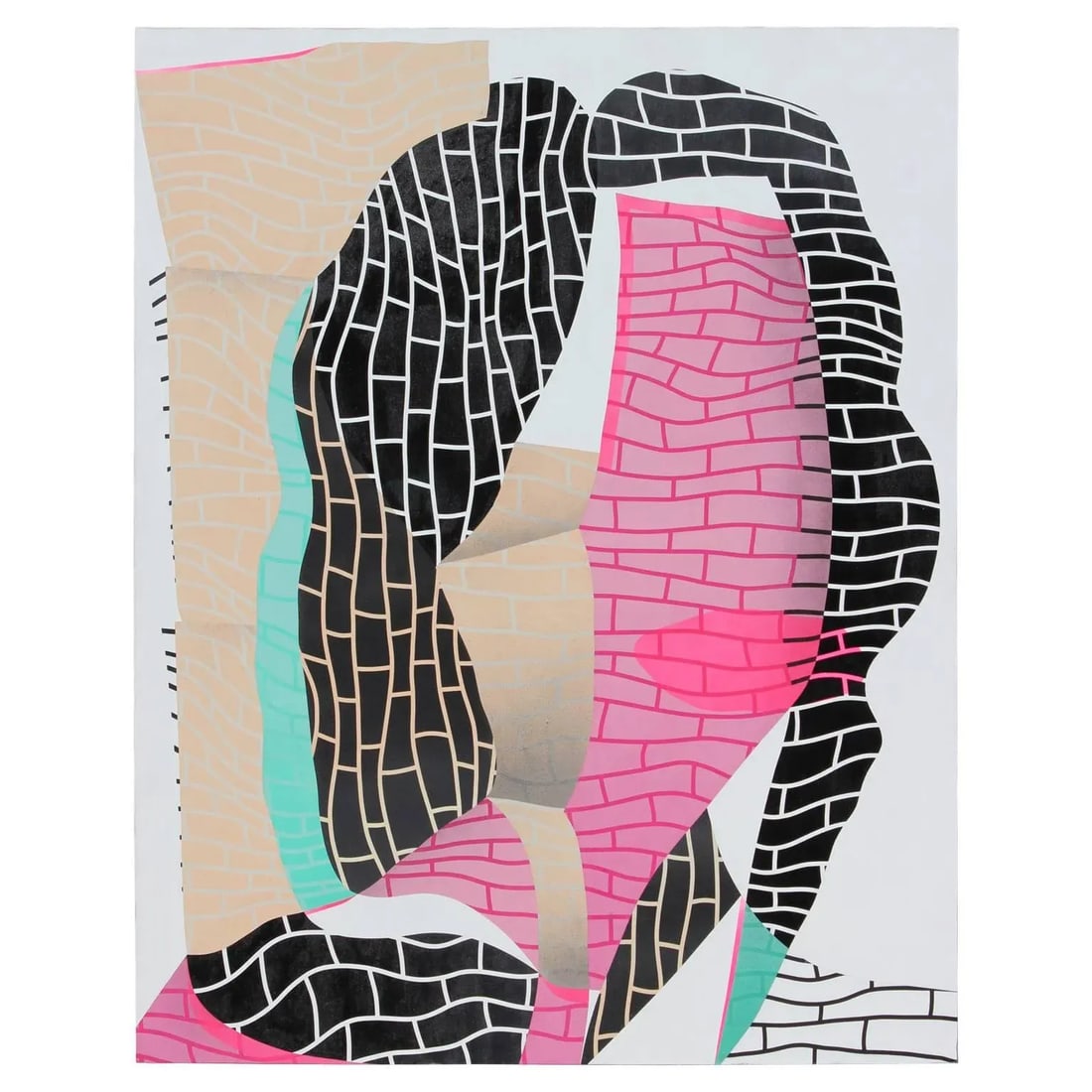2016 "Dual Pop Icon No. 1", Monumental Contemporary Spray Painted Portrait by Dual - 6