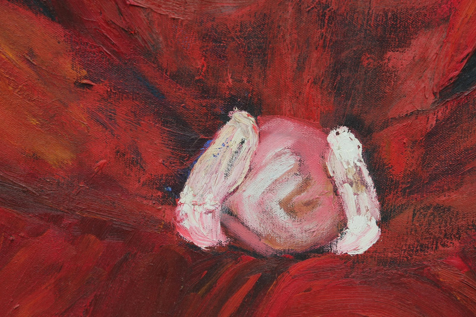 1980s "Easter Hat" Impressionist Portrait of a Woman - 3
