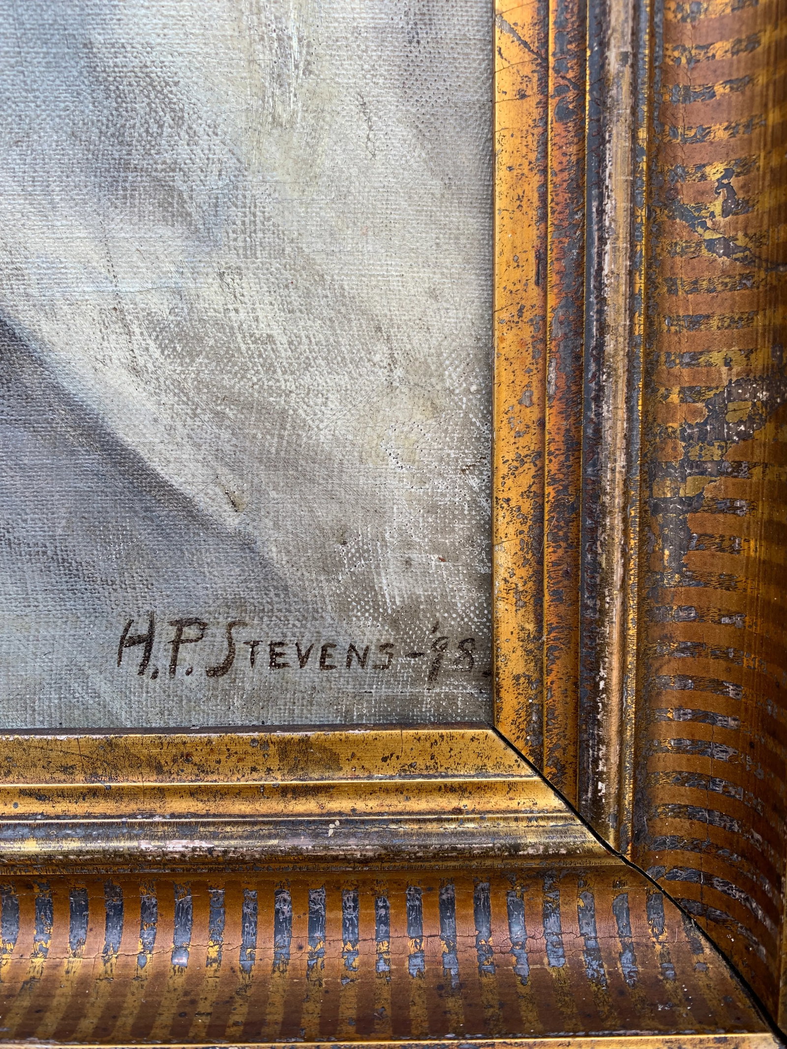 An Antique Portrait of a Young Sheikh, Signed h.p. Stevens, 1898 - 9