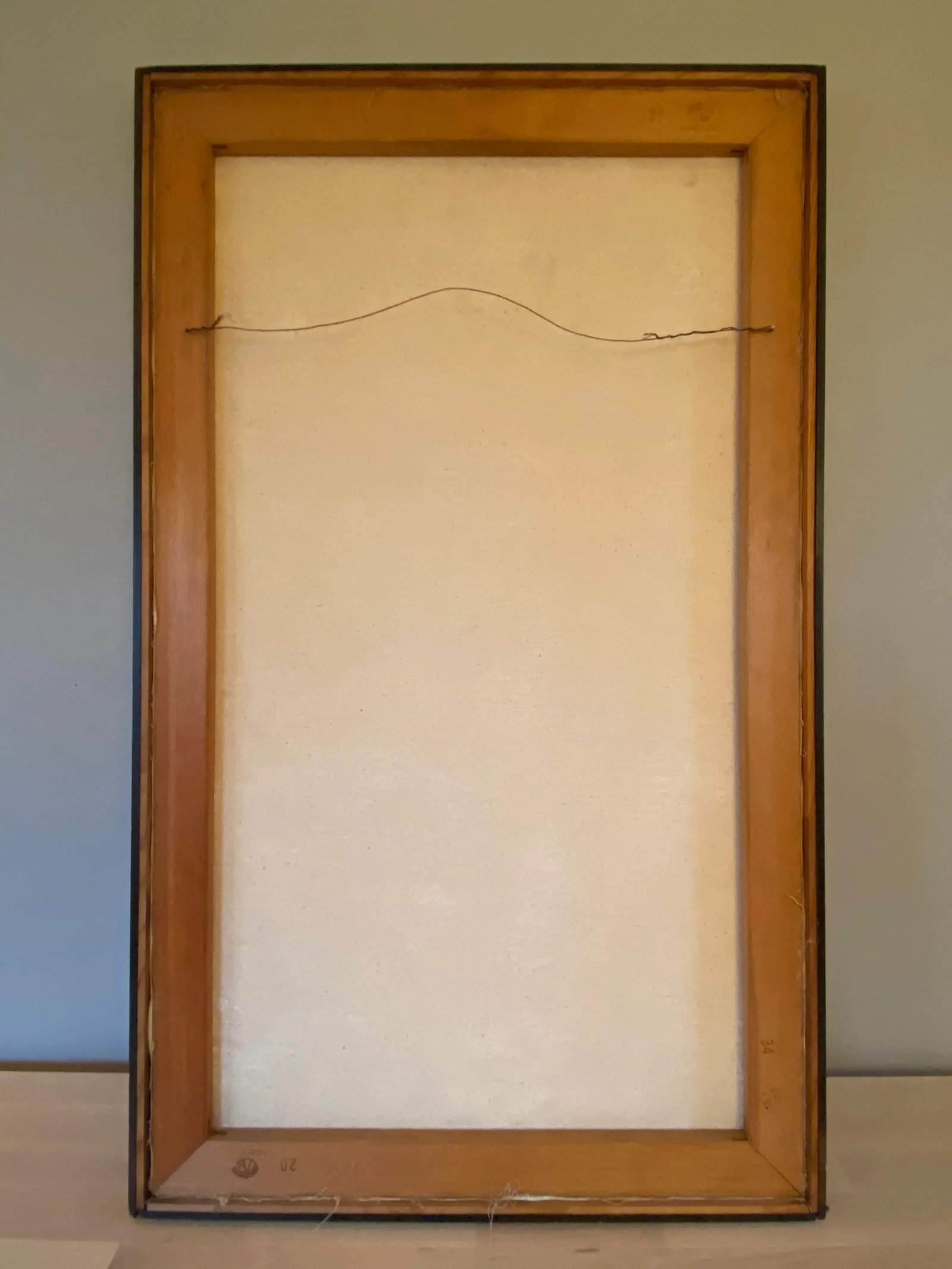 Mid 20th Century Modernist Style Victorian House Portrait Oil Painting, Framed - 7