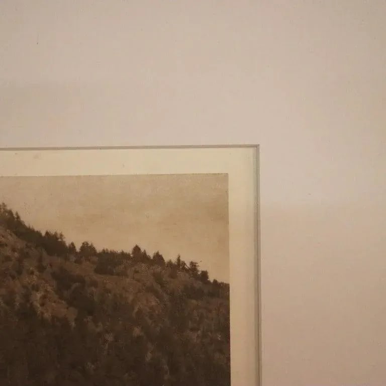 Antique Edward S. Curtis Native American Print "Cowichan River" Signed C1912 - 9