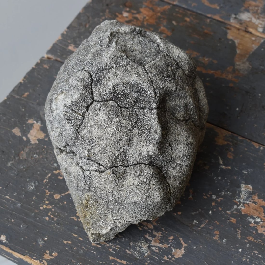 Vintage Weathered Cement Head Sculpture, Circa 1930s-40s - 3