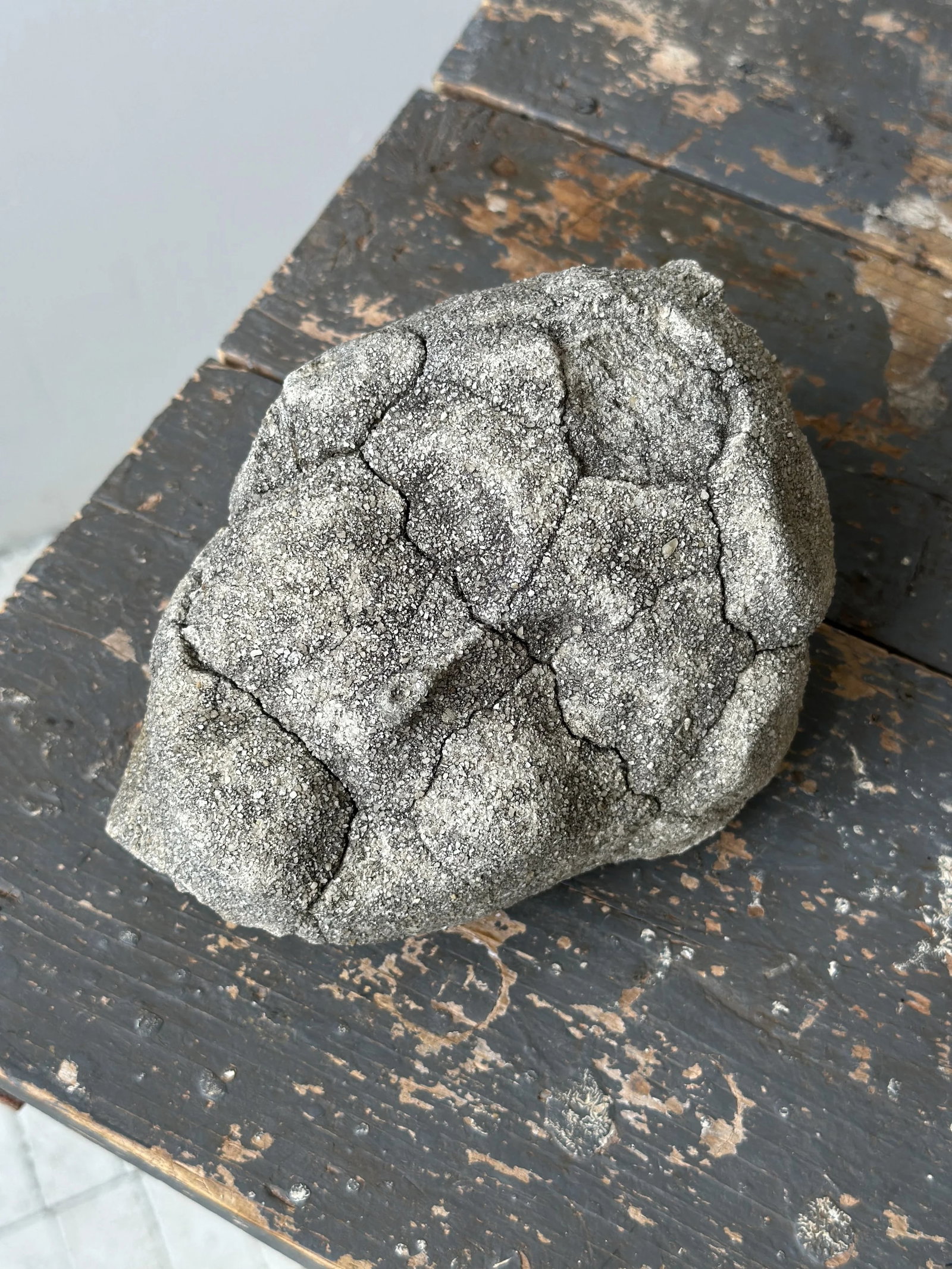 Vintage Weathered Cement Head Sculpture, Circa 1930s-40s - 5